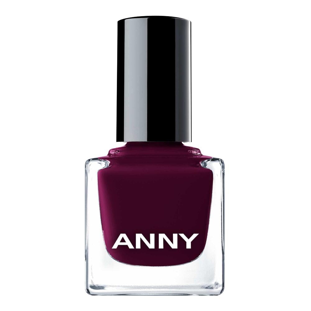 ANNY Nail Polish – Hochwertiger Farb-Nagellack mit langanhaltendem Glanz, splitterresistent und schnelltrocknend, Farbe: Dark Night - 15 ml