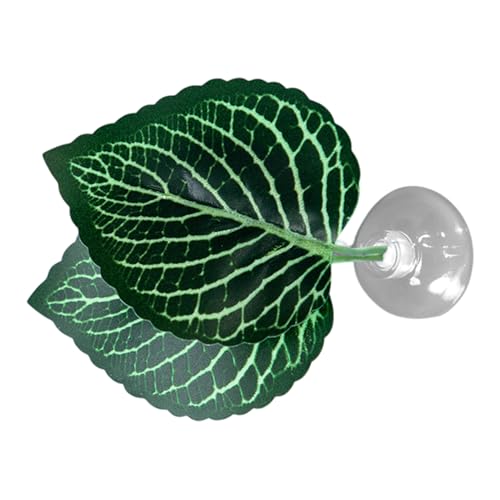 Betta Fish Leaf Pad、Betta Bed Leaf Hammock | 快適な休憩葉のパッド | 生息地をシミュレートする休憩のための自然光網の植物装飾品