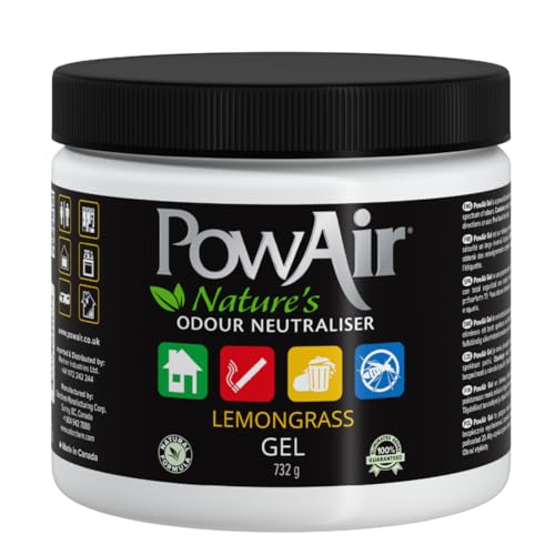 PowAir Gel anti odeur maison destructeur odeur naturel citronnelle 732g