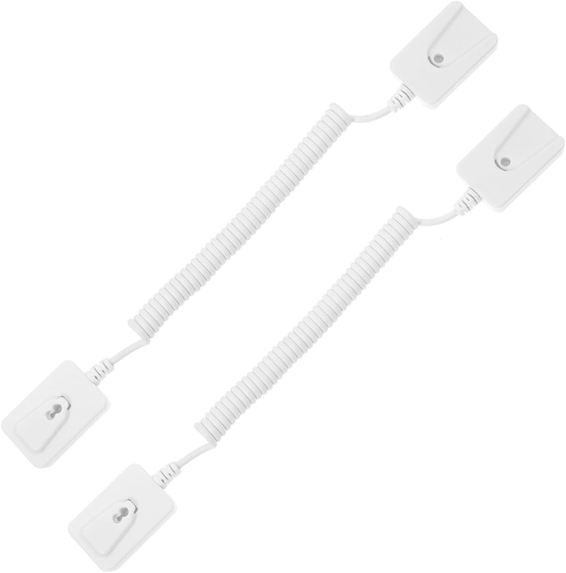 HOMSFOU 2pcs Lost Remote Tether Hook Retractable Leash for Phones and Tablets Strong Self-Adhesive Spring Wire for for Use