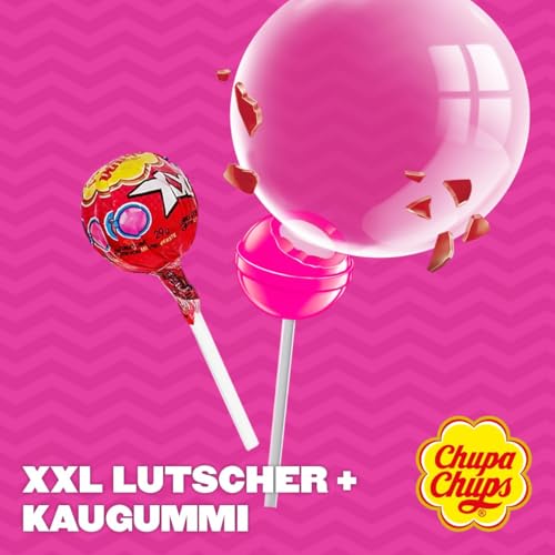 Chupa Chups Teenager Süßigkeiten Mix, 100-teilig mit Lollis, Kaugummis und Bonbons von Center Shock und Chupa Chups, geeignet für Geburtstag und Weihnachten, 1000g