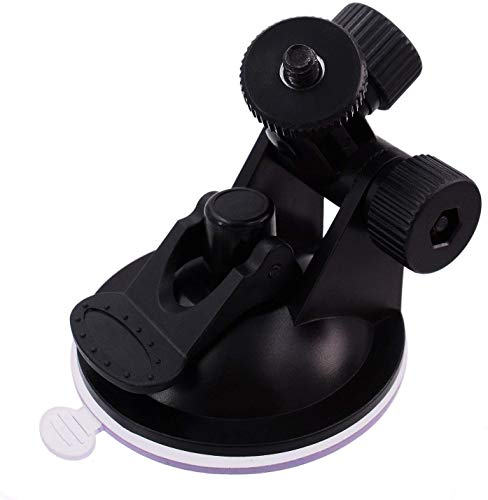 iSaddle CH-104 1/4"-20 Thread Universal Mini Camera Suction Mount Tripod Holder Dash Cam