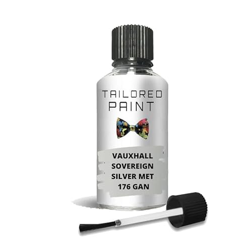 Vernice per ritocchi con pennello per Vauxhall Sovereign Silver Met