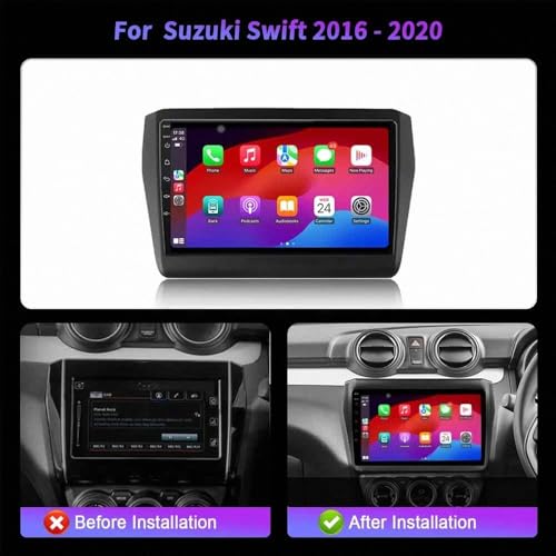 Navegación GPS para Suzuki Swift 2016-2020 que soluciona tus llamadas con manos libres Bluetooth 2