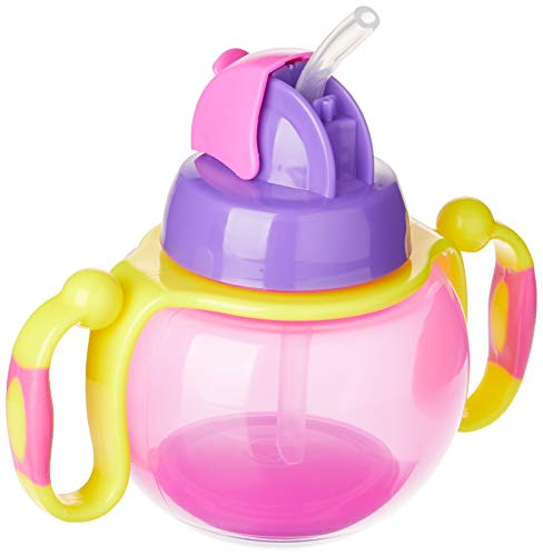 Copo Treinamento Com Canudo Pink, Ibimboo, Rosa