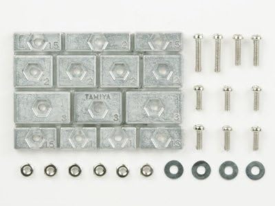 TAM15343 Tamiya Dangun Racers Tune Up Parts - DR Multi Chassis Balance Weight