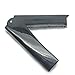 Hair Comb For Men. Real Horn Folding Comb. Handmade Greaser Comb for Pompadours, Comb Over, Slick Back, Travel Comb. Lucky Franc's Brand
