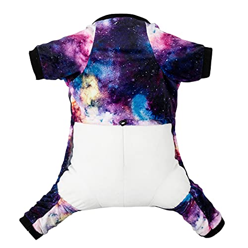 Cutebone Dog Clothes Pajamas Birthday Party Costume For Small Dogs Onesie Shirt, Night Sky, Colorful P141L #TOP7