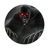 Orologio da parete decorativo con mostri strani e scheletri, 25,4 cm, silenzioso, funzionamento a batteria, per camera da letto, cucina, soggiorno, ufficio