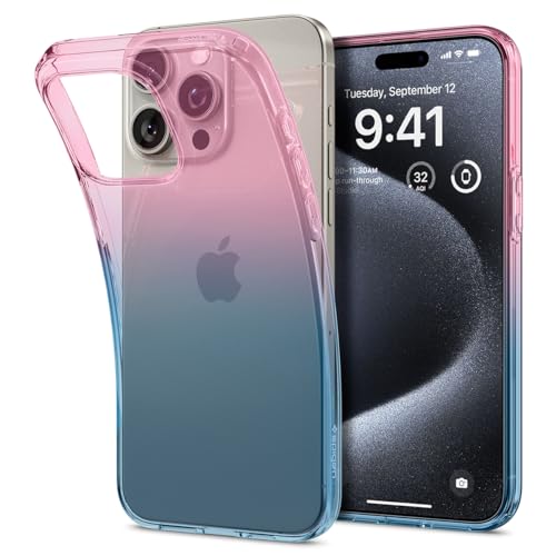 Spigen Liquid Crystal Case Compatible with iPhone 15 Pro - Gradation Pink