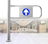 Installazione senza problemi: l'installazione di questa porta a battente è un processo semplice che richiede strumenti minimi. Basta fissare le colonne con viti di espansione, quindi fissare i bracci oscillanti laterali. L'installazione può essere completata in pochi minuti, grazie agli accessori inclusi come staffe da pavimento, tasselli e coperture decorative per nascondere le viti e migliorare l'aspetto visivo. Sperimenta una configurazione rapida per un controllo degli accessi efficace.