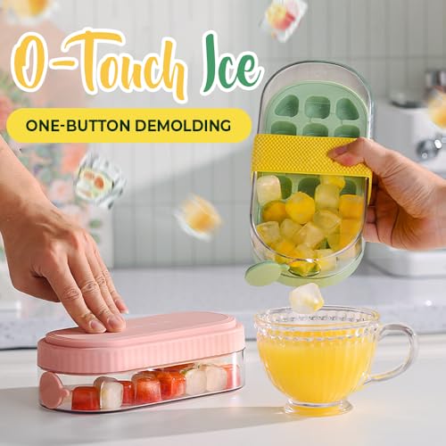 Molde para cubos de hielo 2 en 1 con botella y tapa miniatura 3