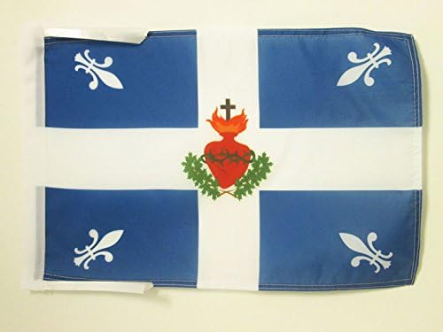 AZ FLAG, Quebec Carillon-Sacré-Coeur Flag, 18'' x 12''