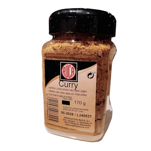 Curry Bote 170 Gramos | Mezcla de Especias Indias y Pakistaníes | Sazonador Aromático para Guisos, Adobos y Marinados | 100% Natural | Sin Conservantes - La Ruca