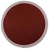 Soulchen Christmas Tree Stand Mat 35" Reversible Round Under Christmas Tree Pad Protects Floors from Spills Scratches Absorbent for Winter Holiday Party Indoor Outdoor Xmas Decorations (Red)