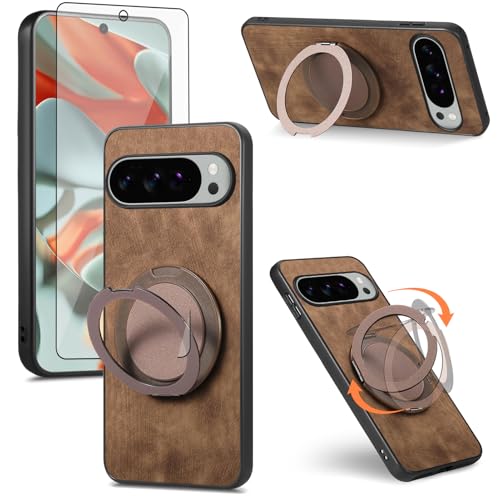 Coque Pixel 10 Pro XL silicone antichoc verre trempé Pixel 10Pro support anneau