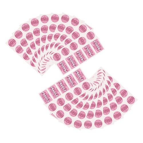 HOODANCOS Fragile Stickers for Shipping 500 Stickers Warning Label Adhesive Shipping