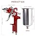 Zeinlenx HVLP Gravity Feed Spray Gun, Automotive Air Paint Spray Gun Kit, Suitable for Auto Paint, Base Coat & Touch Up (RED 4 Nozzle)