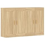 Grand espace de rangement pour votre maison : avec ses dimensions généreuses, chaque armoire offre suffisamment d'espace pour ranger vos objets du quotidien bien rangés et à portée de main, ce qui vous donne une atmosphère bien rangée et structurée dans n'importe quel espace de vie.