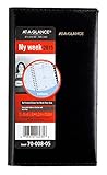 AT-A-GLANCE Weekly Appointment Book 2015, Wirebound, 3.25 x 6.25 Inch Page Size, Black (70008-05)