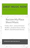 Reclaim My Place Sheet Music