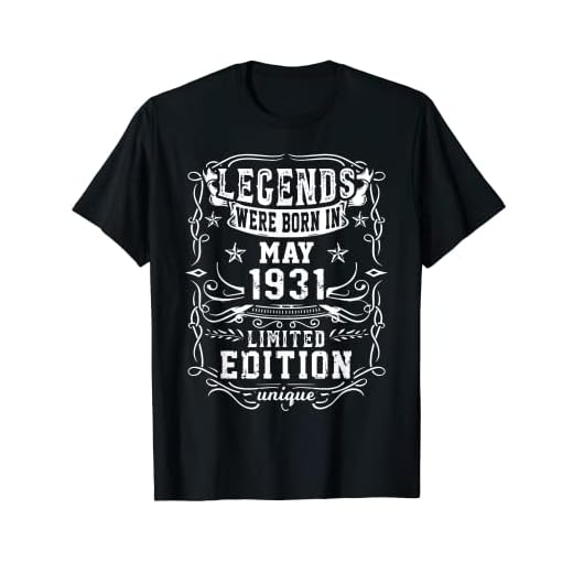 Cumpleaños Mayo 1931 Edición Limitada Regalo Legend May Camiseta