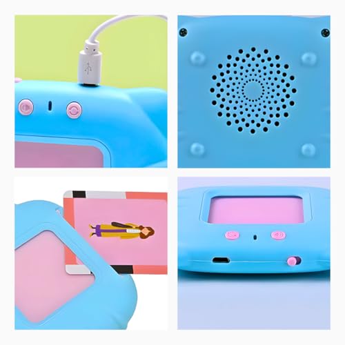 Brinquedo Cartões Educativos Eletrônico Infantil 112 Cards kids total 224 Palavras Alfabetização Ped