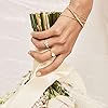 Kainier 3mm 14K Gold Plated Bracelet Stainless Steel Glossy Stackable Thin Round Bangle Bracelet for Women Solid Plain Polished Bracelet Best Gifts for Love #3