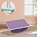 Yiju Wooden Balance Board Balance Training Fitness Equipment Versatile Anti Slip Wobble Board for Home Gym Office Core Strength, Purple