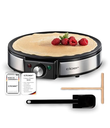 Cloer 6630 Crêpes-Maker, für süße oder herzhafte Crepes mit...