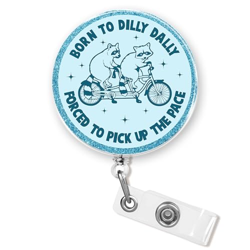 Born to Dilly Dally Forced to PickUp The Pace �o�b�W���[�� �i�[�� 1.6�C���` �A���C�O�} ���]�� �|�W�e�B�u ���p ���ߐ؂� ���j���N���b�v/�x���g�N���b�v �A�N�����f�� �o�b�W�z���_�[ �X�g���b�v ID�o