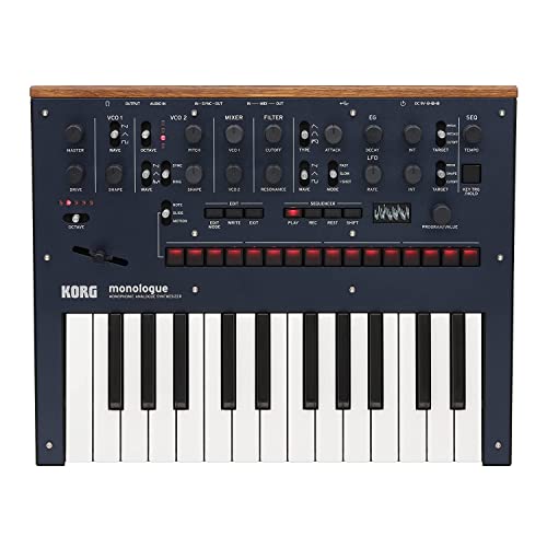 Sintetizador analógico KORG Monologue Azul