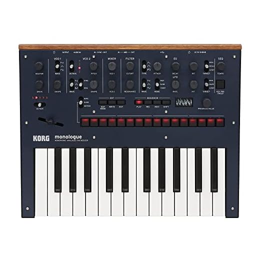 Sintetizador analógico KORG Monologue Azul