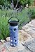 Lifefactory 22-Ounce Glass Water Bottle with Classic Cap and Protective Silicone Sleeve, Stone Gray