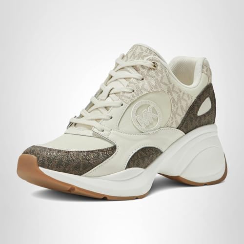 Michael Kors Women's Zuma Trainer, Brown Multi, 7.5