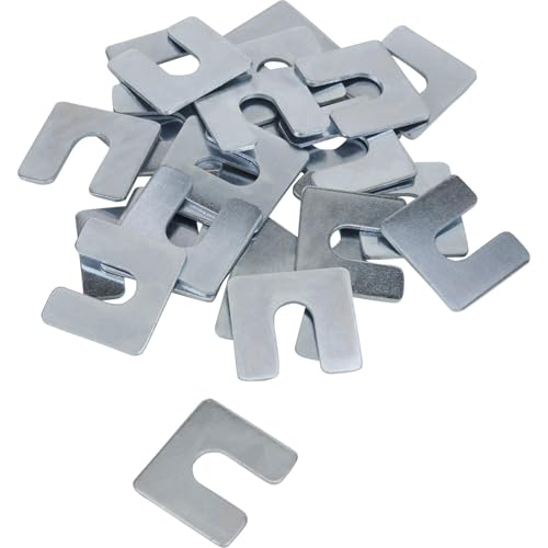 mount shim pack with various thicknesses for precise fit