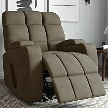 Relaxing Lazy Boy Recliner Chair for Adults,Small Recliners for Small Spaces,Manual Recliner Chair for Bedroom,Relaxing Reclining Chair with Backrest & Footrest for Living room,Overstuffed Sage Grey