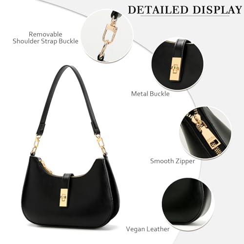 Image of KKXIU Shoulder Bag for Women Cute Hobo Vegan Leather Handbag