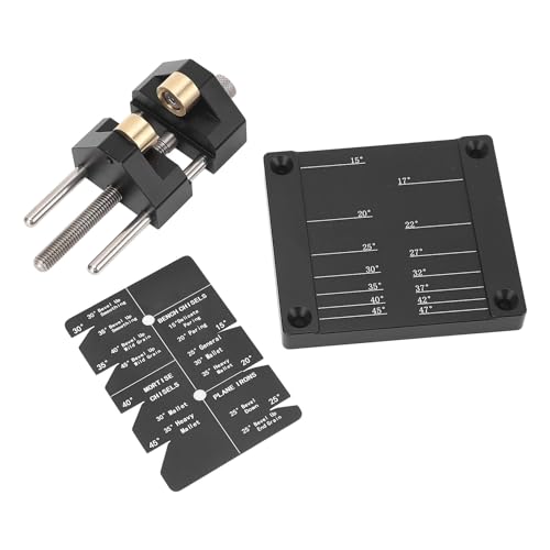 Kit d'affûtage d'outils manuels ciseaux et rabots à bois avec support réglable