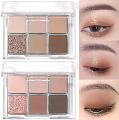 2er Set Smoky Eyeshadow Pencils – Hochpigmentiert, Long-lasting & Wasserfest, Mit Schimmer-Effekt