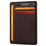 Oak Leathers Leather Slim Minimalist Wallet for Men & Women RFID Front Pocket Leather Card Holder Wallets