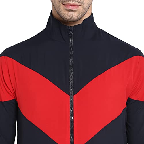Image of OFF LIMITS Men's NSL CHEV Full Zipper Running Sports Tracksuits