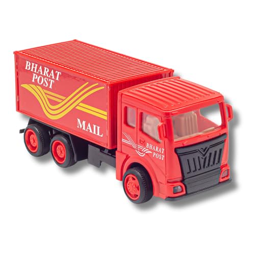 WooZee.. Bharat Post Truck Toy || Pull-Back Action || Realistic Design || Miniature Truck Toy for Kids || Perfect Choice for Gift (B0D1G91YJD) Amazon Price History, Amazon Price Tracker