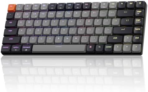 Keychron K3 Version 3 QMK Low Profile Mechanical Keyboard Wireles...