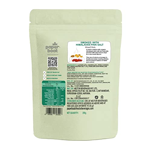 Image of Paper Boat Roasted Dry Fruits Combo Pack | Mixed Nuts & Vintage Achari Nuts and Berries Medley (2 X 200gms)