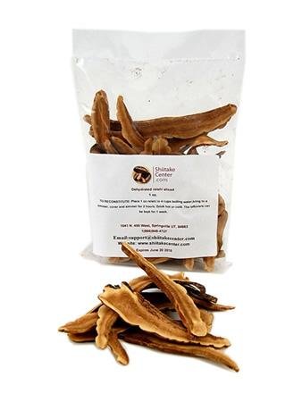 Dried Reishi Medicinal Mushroom Tea - 1 Oz Dry Japanese Reishi Fungi: Makes 4 Cups of Healing Herbal Tea