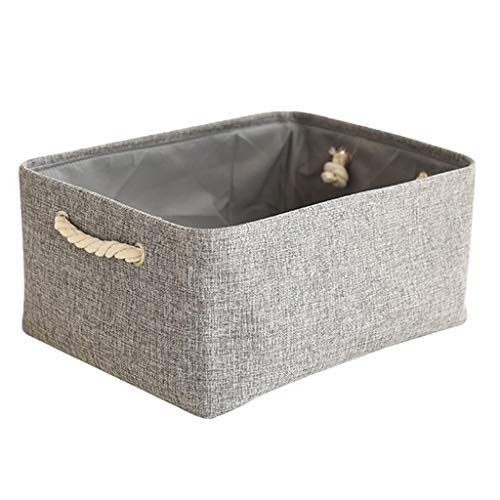 Serenable Cesto de Roupa Cesto de Roupa de Linho, Armazenamento, Bin , Organizador de Cosméticos , C