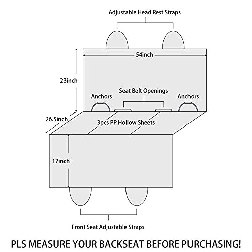 Borkin Back Seat Extender For Dogs, Seat Bridge For Dogs, Padded Pet Car Barrier, Removable And Washable, Water Resistant, Ideal For Trucks, Suvs, And Full Sized Sedans #TOP3