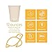 100% Compostable Disposable Coffee Cups [12oz 80 Pack] Paper Cups Made from Bamboo, Eco-Friendly, Biodegradable Premium Party Cups, Natural Unbleached by Earth's Natural Alternative 3