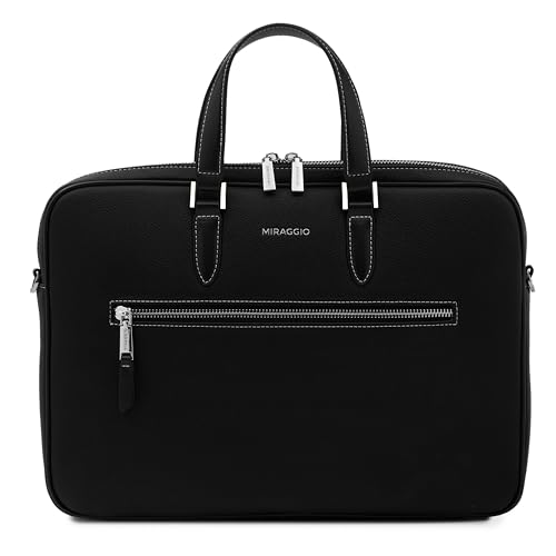 Image of Miraggio Aero Laptop Messenger Bag | up to 15''| Adjustable Strap & Zipper Closure | Laptop Crossbody Bag | Multiple Organisers | Office Bag for Men & Women